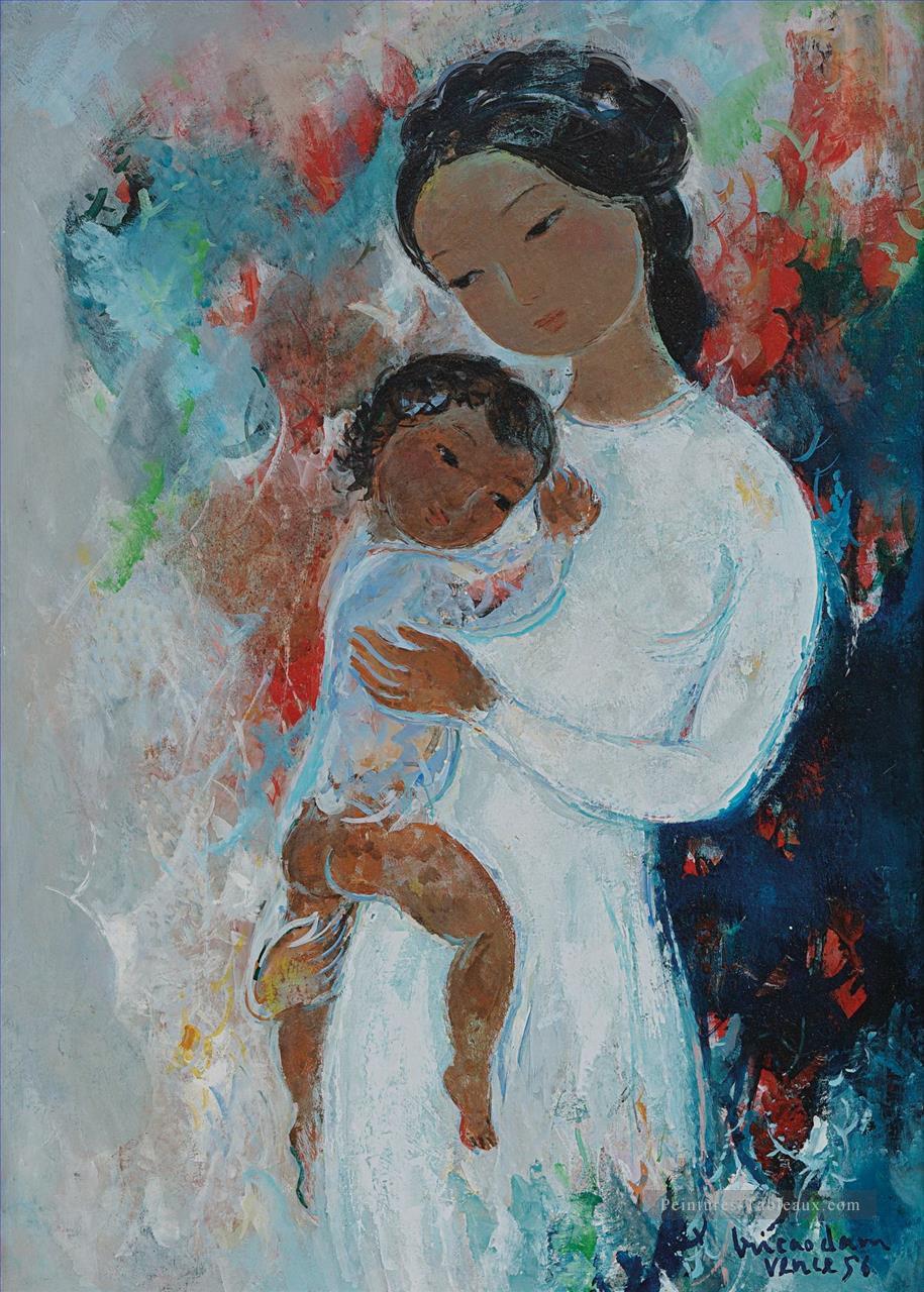 VCD Maternité 4 Asiatique Peintures à l'huile